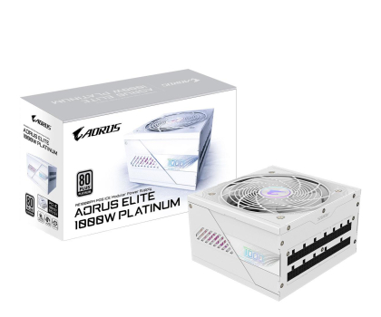 Zasilacz GIGABYTE Aorus Elite P 1000W 80 Plus Platinum ATX 3.1 GP-AE1000PM PG5 ICE